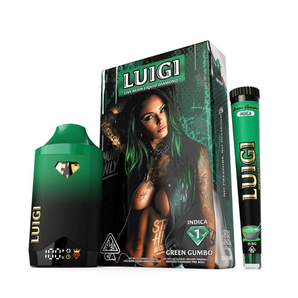 Luigi Green Gumbo V6 Disposable Luigi Green Gumbo V6 Disposable